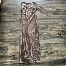 House Of CB CATIANA Smoke One Sleeve Maxi Dress Size L+ (146)