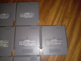 Nintendo Nes Video Game Lot of 8:TMNT, Little Nemo,  Urban Champion, Baseball