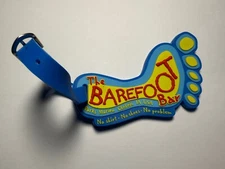 The Barefoot Bar Foot-Shaped Luggage Tag – Parks Marina, Okoboji, Iowa Souvenir