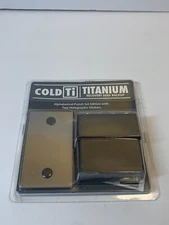 COLD Ti Titanium Bitcoin Recovery Seed Backup Alphabetical Punch Set Edition