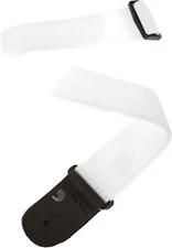 WHITE Guitar Strap Red Polypropylene D'Addario Planet Waves PWS108
