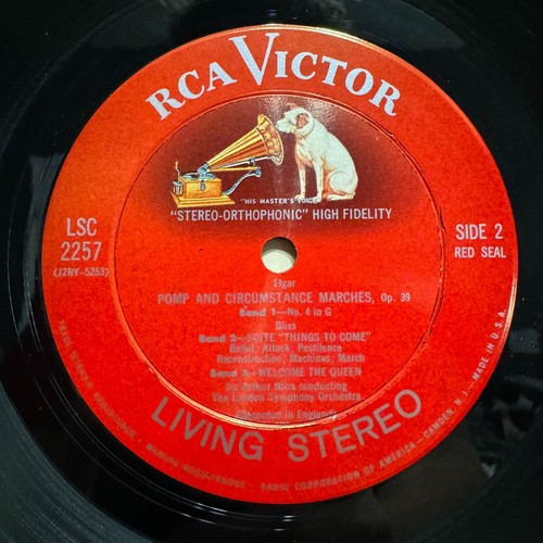 LONDON SYMPHONY ORCHESTRA ELGAR - POMP AND CIRCUMSTANCE / BLISS SUITE (VINYL LP) - Imagen 6 de 6