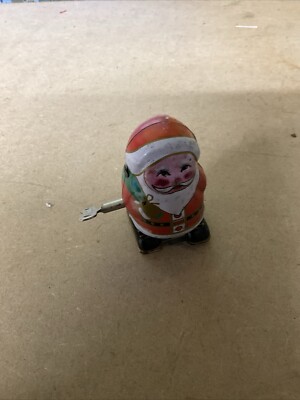 Blechweihnachtsmann MS 241 - Blechspielzeug - guter Zustand mit Schlüssel - kostenloser UK-Versand