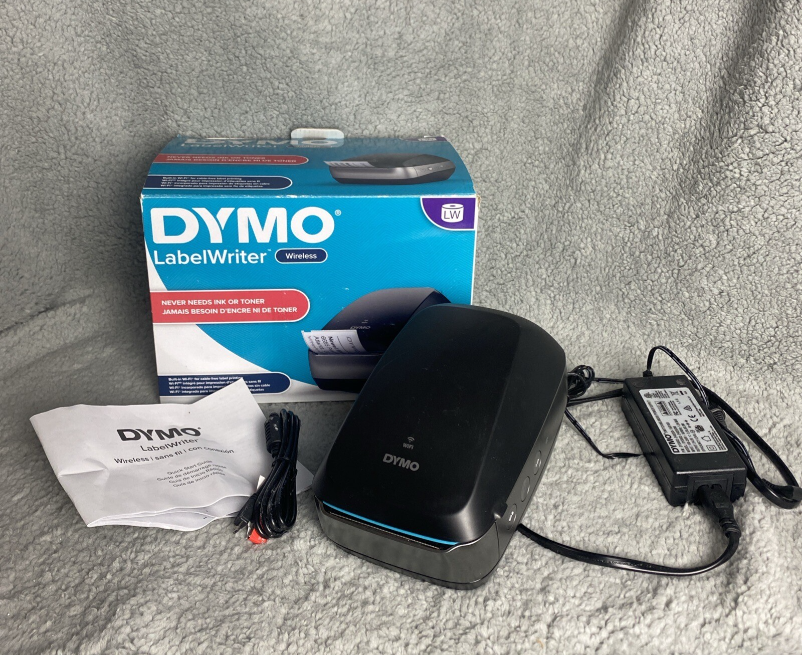 Dymo LabelWriter Wireless Printer with USB and Power Cord for Easy Labeling  