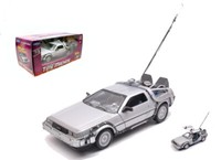 Welly 1/24 De Lorean Back To The Future Time Machine Statisches Modell Diecast