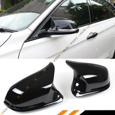 TRUE M4 STYLE WING MIRROR GLOSSY BLACK FULL HOUSING FOR BMW F22 F30 F32 F33 F36 