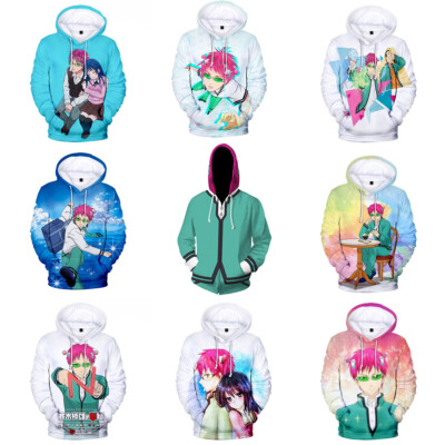 The Disastrous Life of Saiki K. Saiki Kusuo 3D Hoodies Sweatshirts Jacken Mäntel