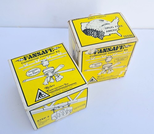 (Lot 2) Reiker Fansafe heavy duty metal Ceiling Fan Hands Free Installation Kit - Picture 11 of 13