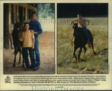 1997 Press Photo Brian Kerwin, Lucas Black - "Flash" movie scenes - hcp16057