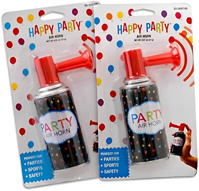 Air Horn Portable Hand Held Security Safety Party Sports Boat Loud Blast 2PKS
