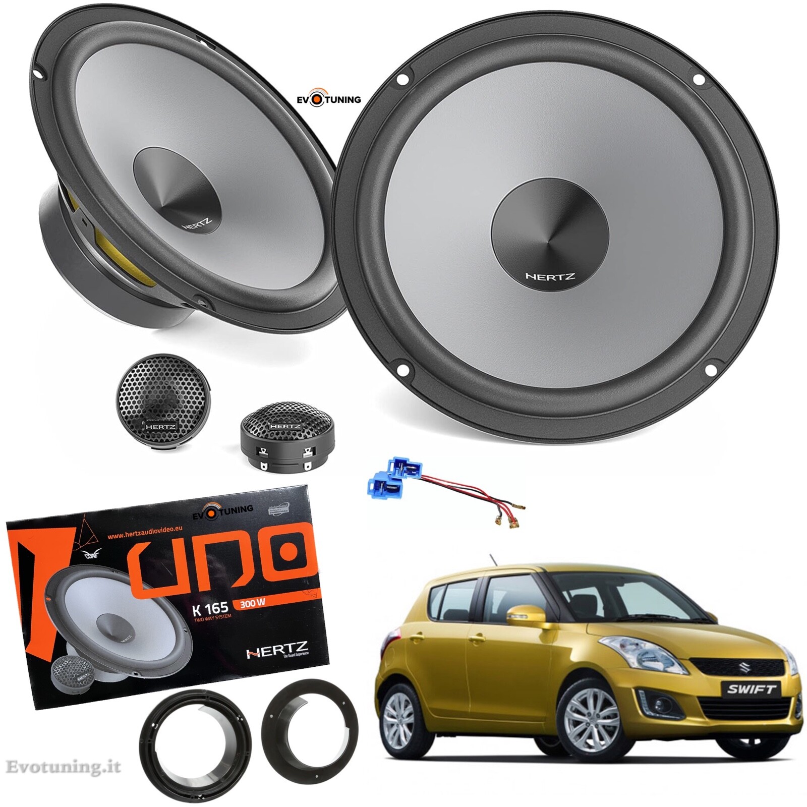 Altoparlanti Suzuki Swift Hertz K 165: Vivi la Musica in Viaggio