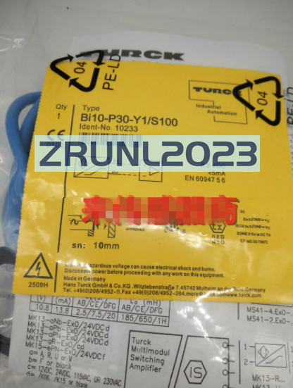 1PCS NEW FOR TURCK BI10-P30-Y1/S100 explosion-proof proximity switch sensor
