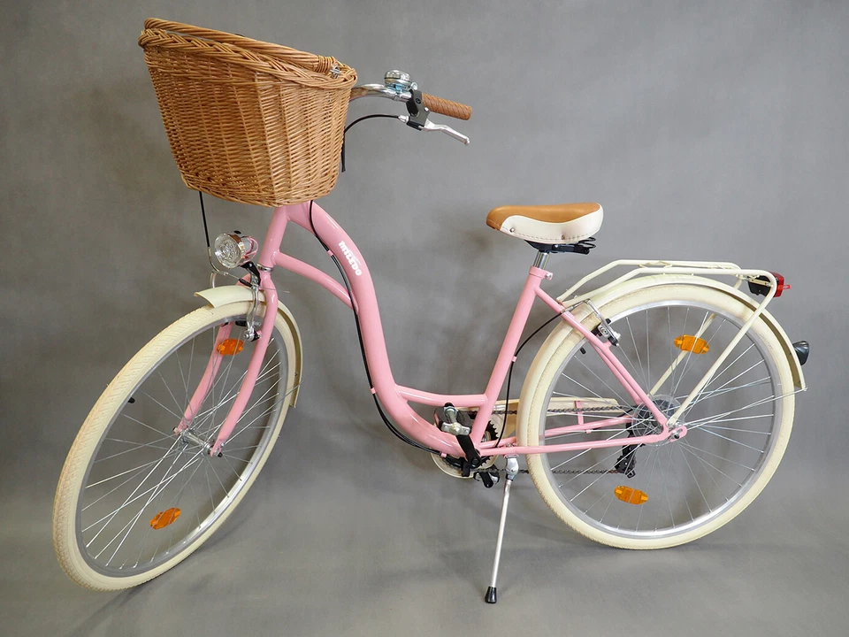 28" ZOLL DAMENFAHRRAD KORB GRATIS  CITYBIKE CITYRAD DAMENRAD  VILAGE 6 Gänge - Bild 3 von 4