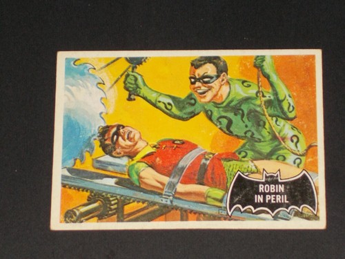 1966 OPC Batman Black Bat #42 Robin in Peril — Raw