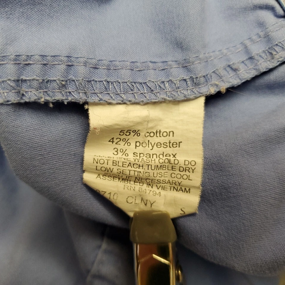 Pantalones Médicos Med Couture Adultos Pequeños Azul Med Tech CNA Vida Asistida Carga Foto 4 de 4