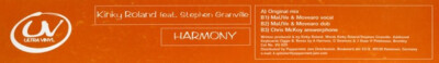 Kinky Roland Feat. Stephen Graville - Harmony (12'') (Near Mint (NM or M-)) - 241