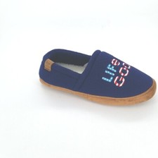 4502 Life Is Good Womens Fleece A-Line Slipper Flag Darkest Blue Size 9M US