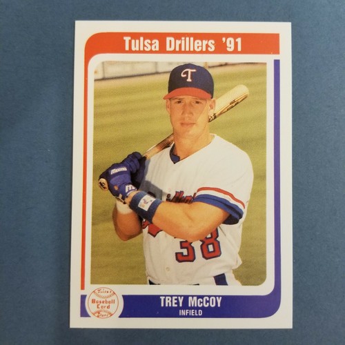 1991 Tulsa DRILLERS Baseball Card 17 TREY McCOY Virginia Beach