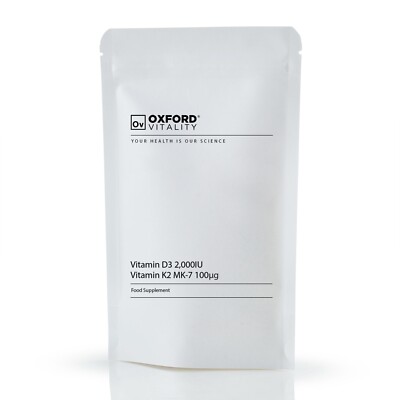 Vitamin D3 2000iu und K2 MK-7 100mcg Tabletten: Menachinon MK7 Knochen und Gelenke
