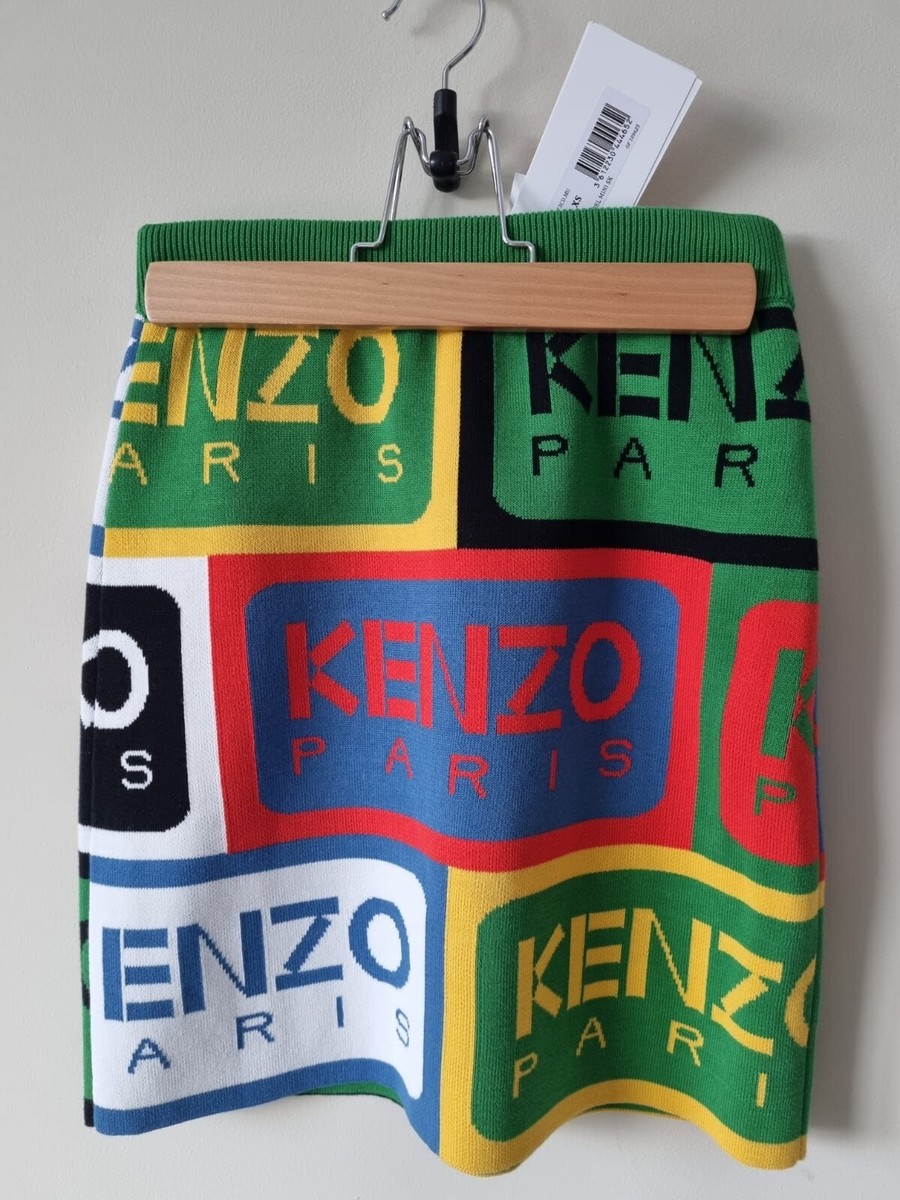 【関税&送料込】Kenzo Miniskirt With Print Kenzo - KENZO PARIS LABEL MINI SKIRT | HBX - Globally