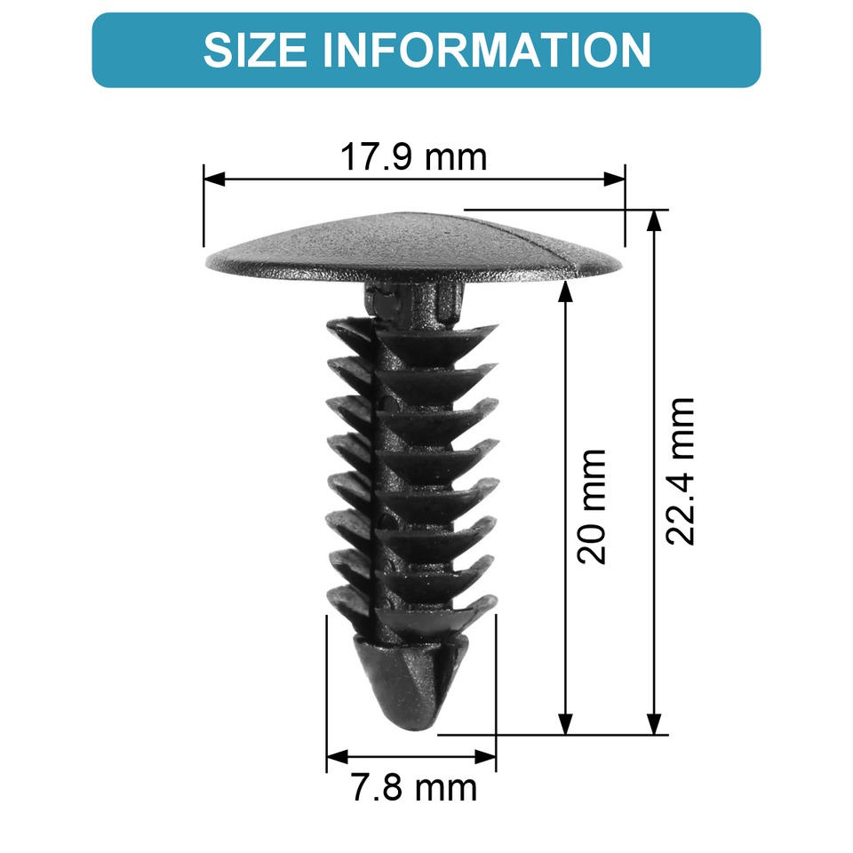 CARSO push pin retainer clip 6030441, 50pcs. eBay