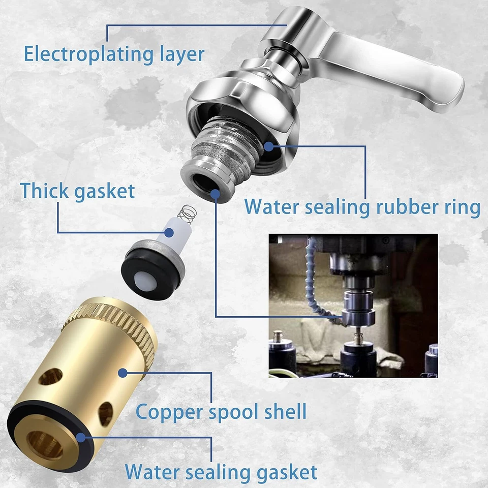 002713-40 Cold Side Handle Stem Assembly Replacement Parts Fit - Image 4 of 4
