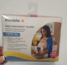 Medela Easy Expressions Bustier Bra Hands Free Pumping Nursing Pink