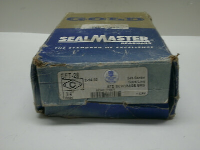 SEALMASTER BFT-28 GOLD LINE STD BEVERAGE BEARING SET SCREW 1-3/4'' NEW IN BOX