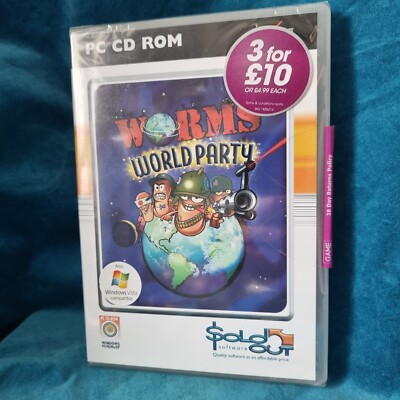 Worms World Party - PC CD-ROM, neu & versiegelt
