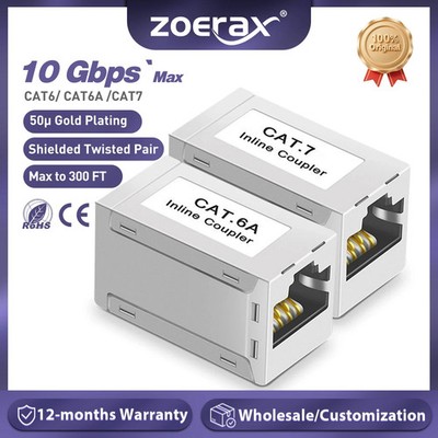 Ethernet Verlängerungskabel Kuppler Cat7 Cat6Cat5e geschirmt 8P8C