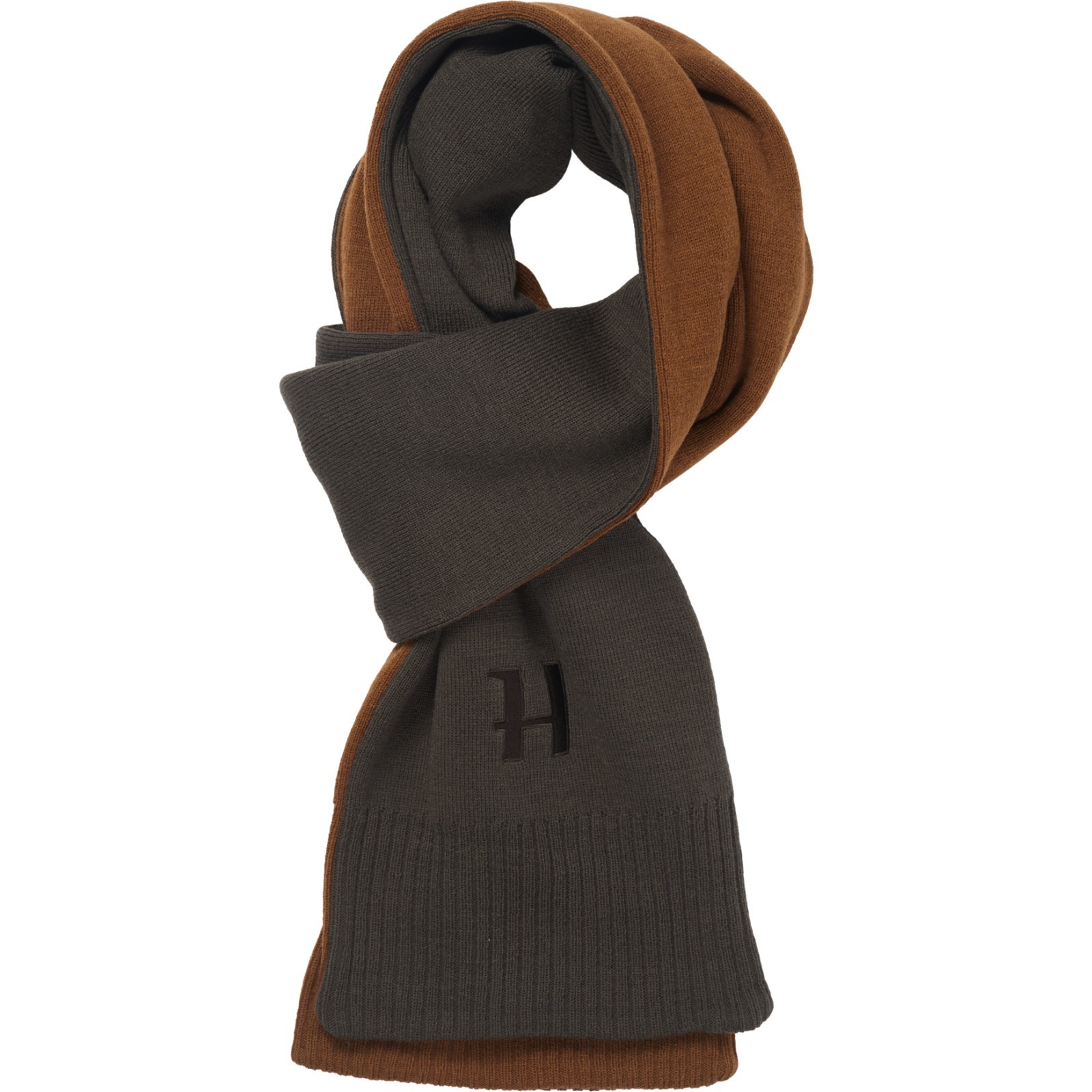 Härkila Reversible Scarf - Merino Blend - Rustique Clay/Brown