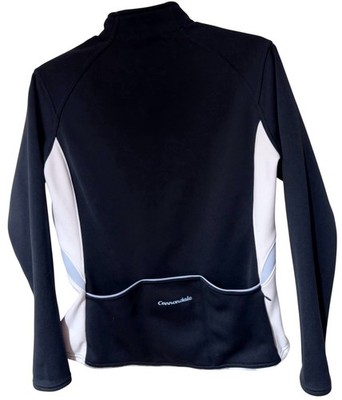 Cannondale Women Softshell Cycling Jacket Full Zip Black- White