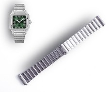 Authentic Cartier Santos WSSA0061 18.5mm SS B...