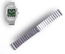 Authentic Cartier Santos WSSA0061 18.5mm SS Bracelet Quick Release OEM Medium