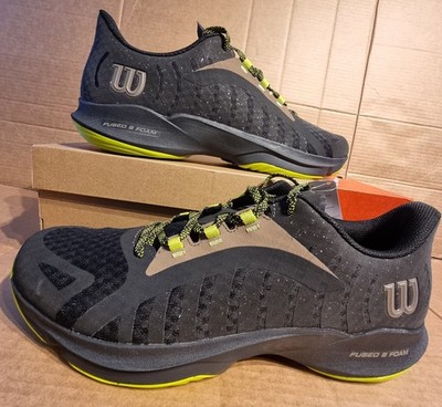 Wilson Herren Hurakn Pro Padel Tennisschuhe schwarz/limettengrün - UK12 / EU47 1/3