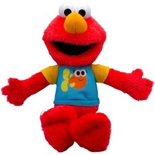 Sesame Street 13  Sing Along Elmo Plush Interactive Lights Sounds Tested Works