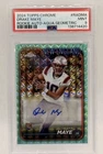 2024 Rookie Auto Drake Maye Aqua Geo Refractor /199 SUPER BOWL chaser pack