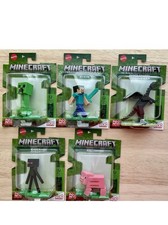Lot 5 Minecraft Cake Toppers Ender Dragon Ste...