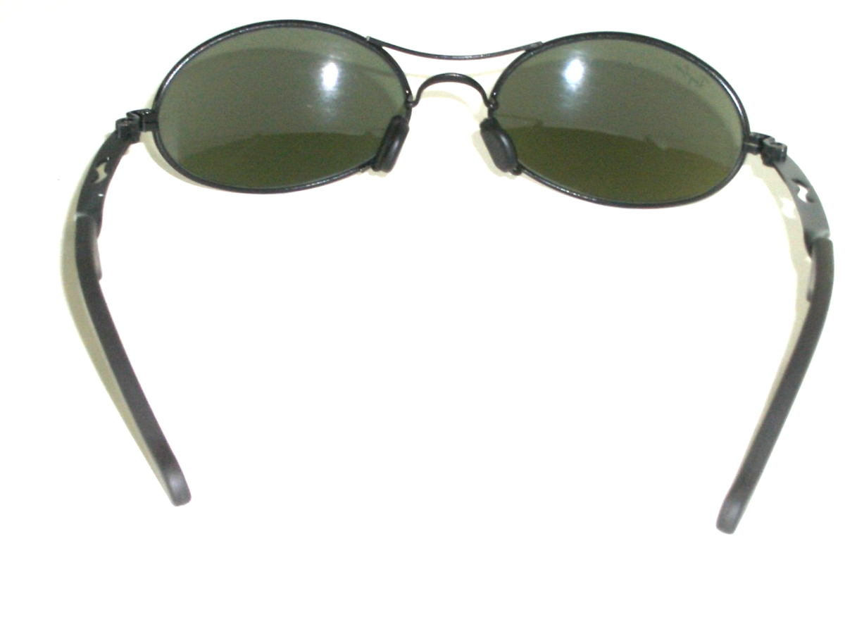 VINTAGE B&L RAY-BAN G15 BLUE MIRROR BLACK ECLIPSE BIKERS ORBS