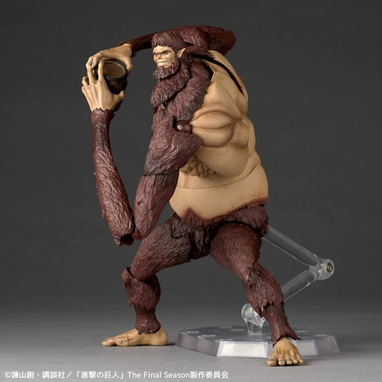 KAIYODO Revoltech Increíble Yamaguchi Attack on Titan Beast Titan de Japón PSL Foto 3 de 4