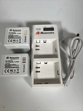 Powerextra Dual USB Charger Model DS-Arlo Pro with 2 Arlo Pro Batteries