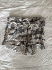 Girls Shorts with Pockets Old Navy Grey Camo XL 14-16