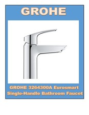 GROHE 3264300A Eurosmart Single-Handle Bathroom Faucet Chrome NEW OPEN BOX