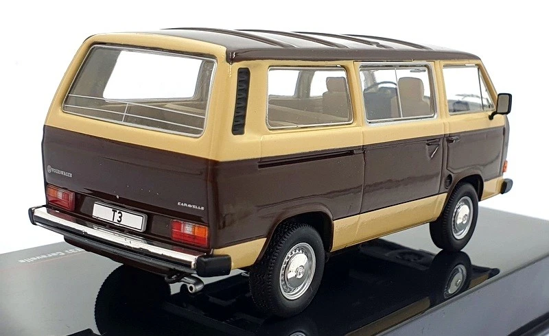 Caravelle Volkswagen Type 2 (T3) escala 1/43 Ixo CLC573N.22 - 1981 - Marrom - Imagem 2 de 4