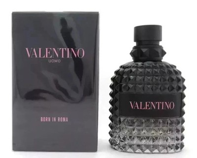 Uomo Born In Roma by Valentino 100ml 3.4 fl oz EDT Cologne Spray New In Box