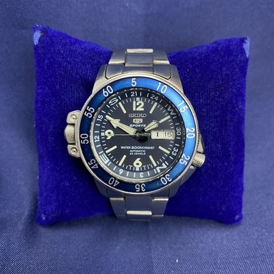 Seiko 5 Sports Blue Men's Watch - SKZ209 for sale online | eBay