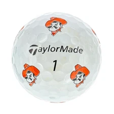 RARE TaylorMade TP5 Pix NCAA Oklahoma State Pistol Pete Golf Ball MINT AAAAA