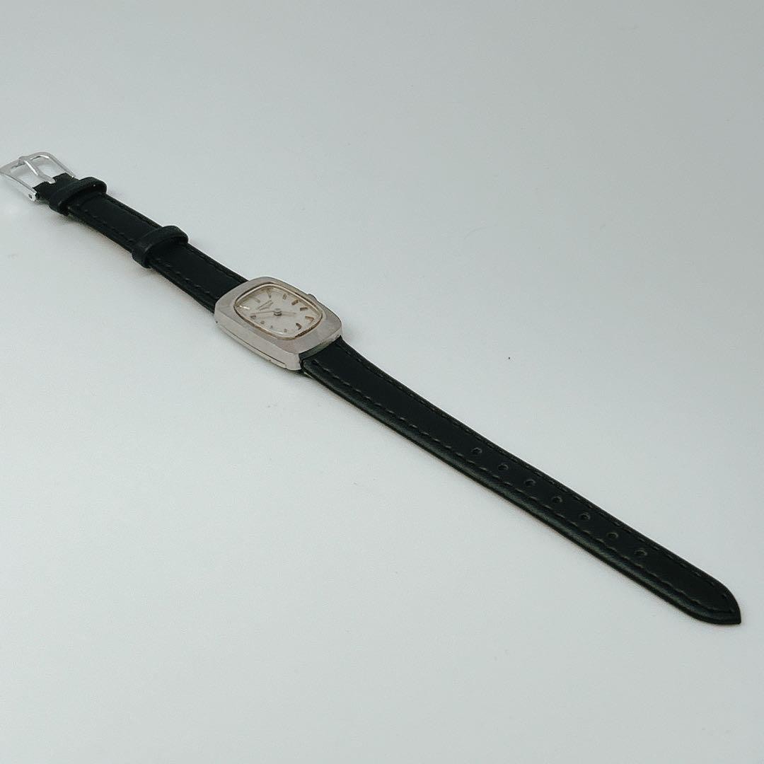 Longines Manual Wind Silver Rectangular Vintage L… - image 6