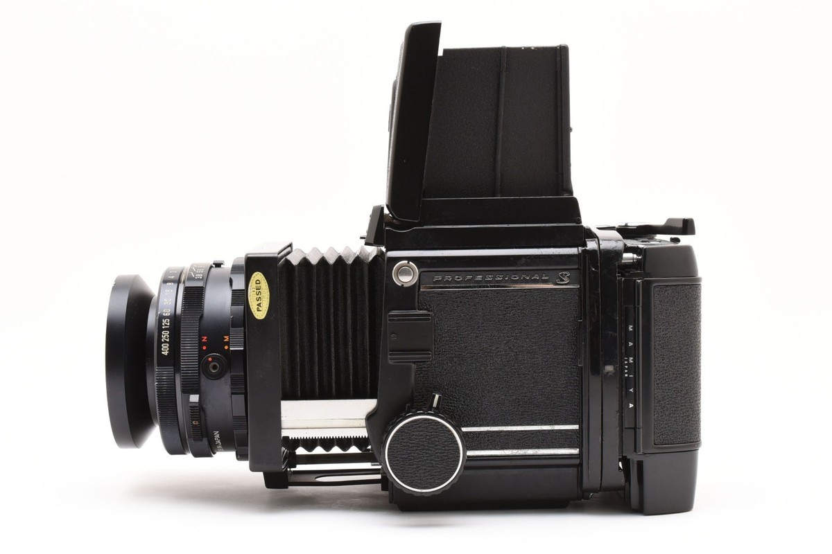 NEAR MINT w/Hood] Mamiya RB67 Pro S 120 / 220 + Sekor C