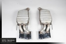 08-10 Mercedes W221 S63 CL63 AMG Exhaust Muffler Mufflers Tips Set OEM